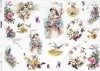 papel de arroz decoupage pájaros, golondrinas, ramos de flores*Reispapier Decoupage Vögel, Schwalben, Blumensträuße*рисовая бумага декупаж птицы, ласточки, букеты